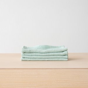 Tovagliolo in lino Mint Chevron